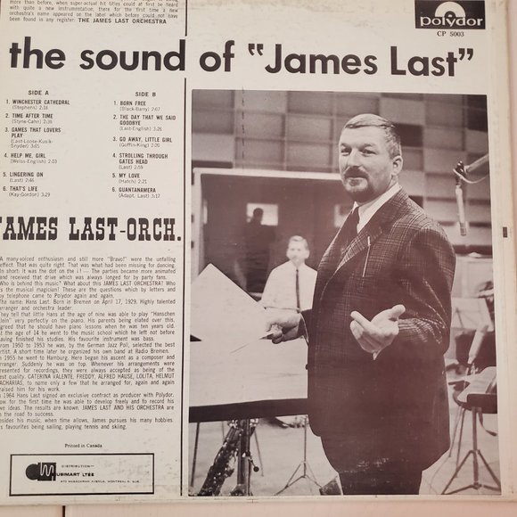 The Sound of James Last Vinyl Record - Picture 2 of 2